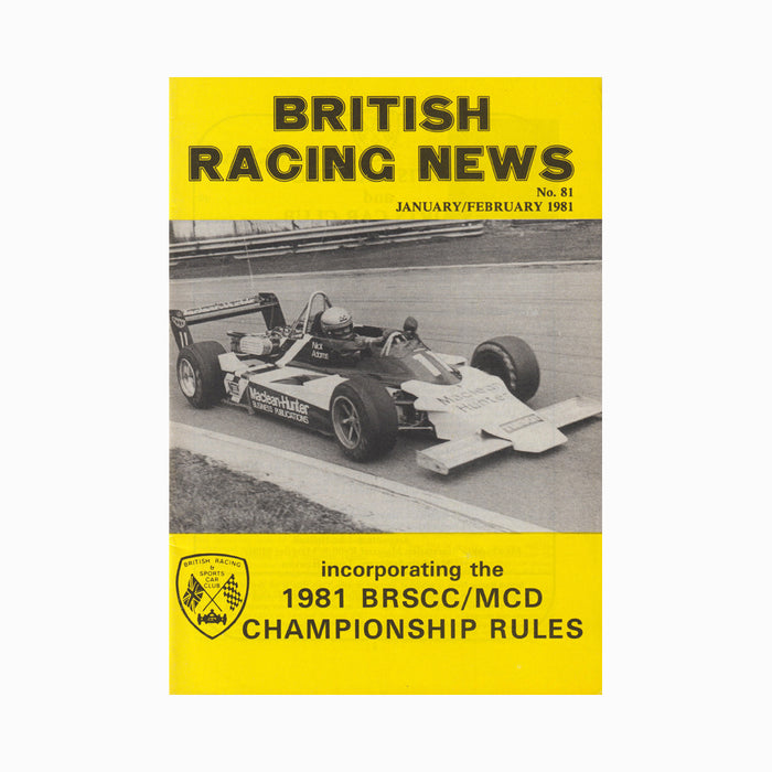 British Racing News Jan 1980 - Apr 1988