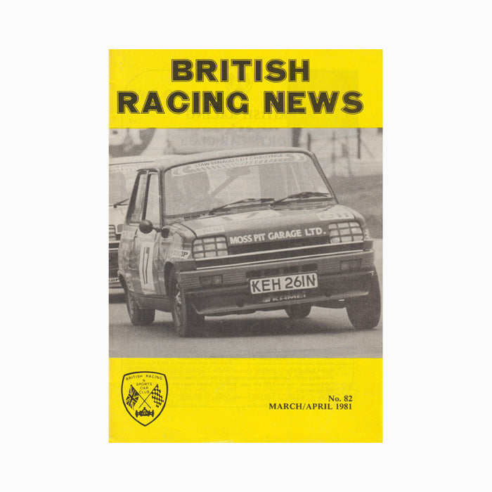 British Racing News Jan 1980 - Apr 1988