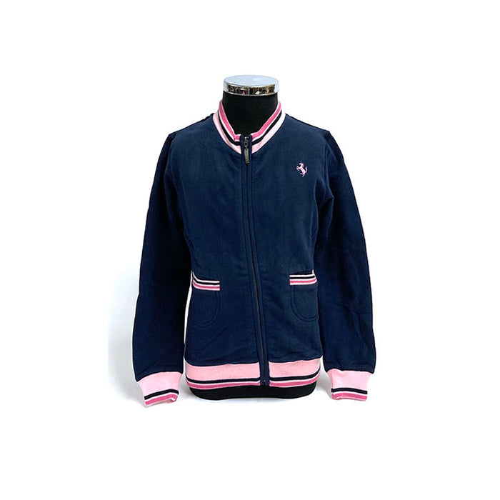 Ferrari Kids Girls Zip Fleece Blue