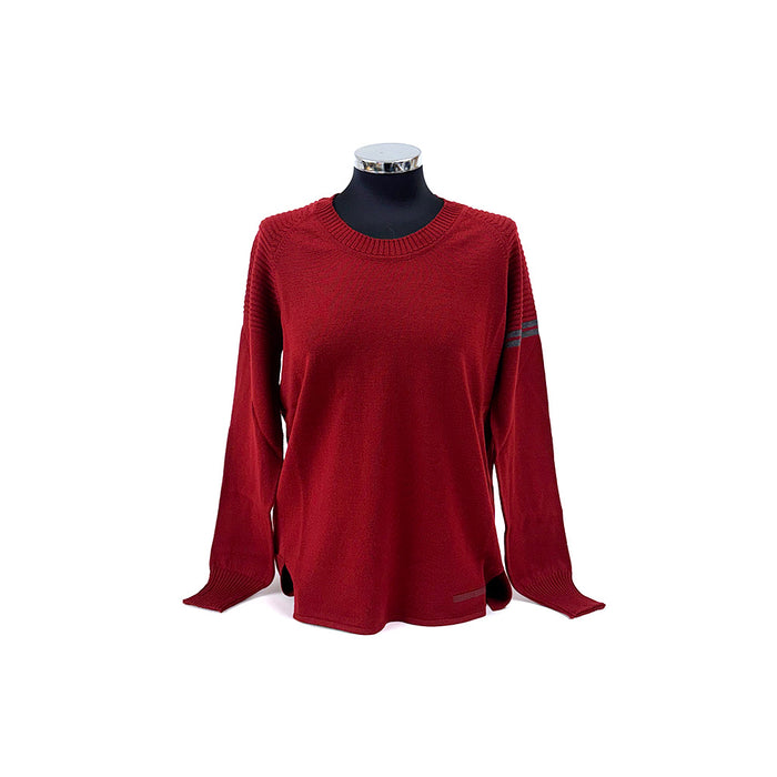 Ferrari Ladies Woolen Crew Neck Jumper Red