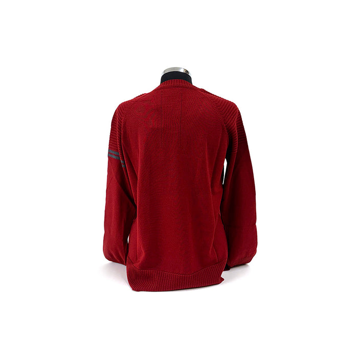 Ferrari Ladies Woolen Crew Neck Jumper Red