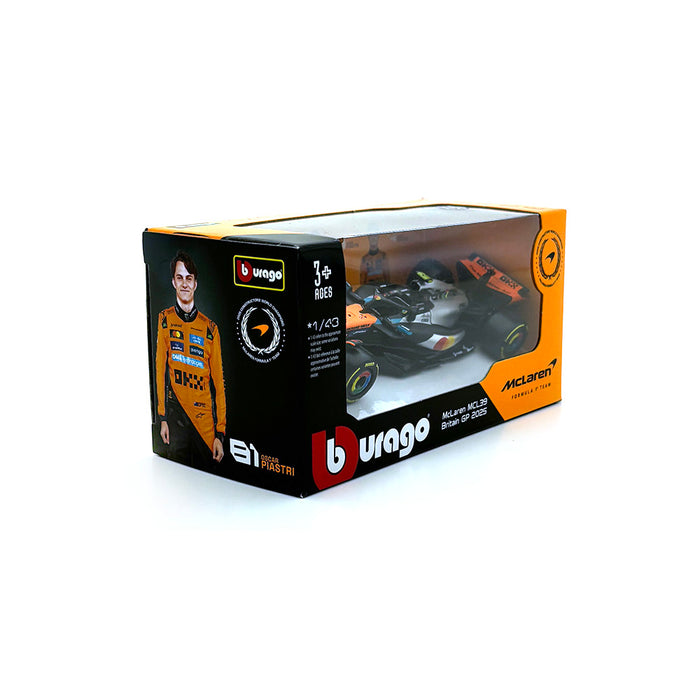 Burago 1/43 2025 McLaren MCL39 Norris British GP