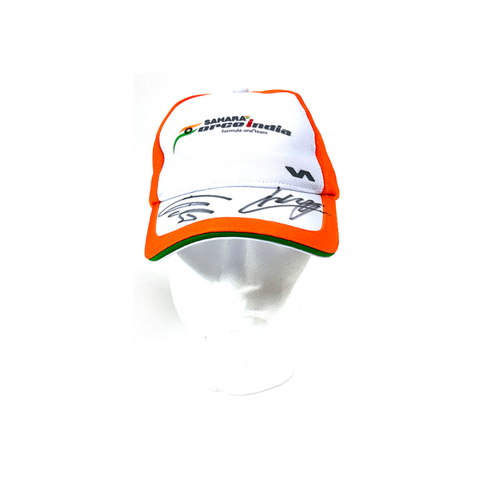 Perez & Hulkenburg Signed Force India Cap