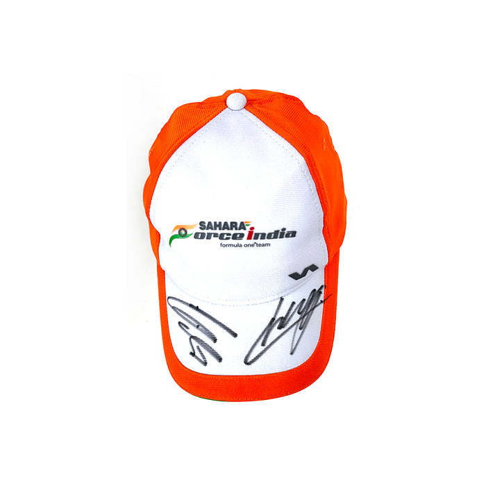 Perez & Hulkenburg Signed Force India Cap