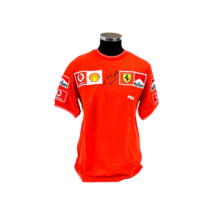 Michael Schumacher Signed Ferrari Team Tee