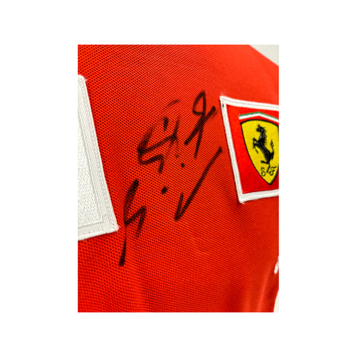 Michael Schumacher Signed Ferrari Team Tee