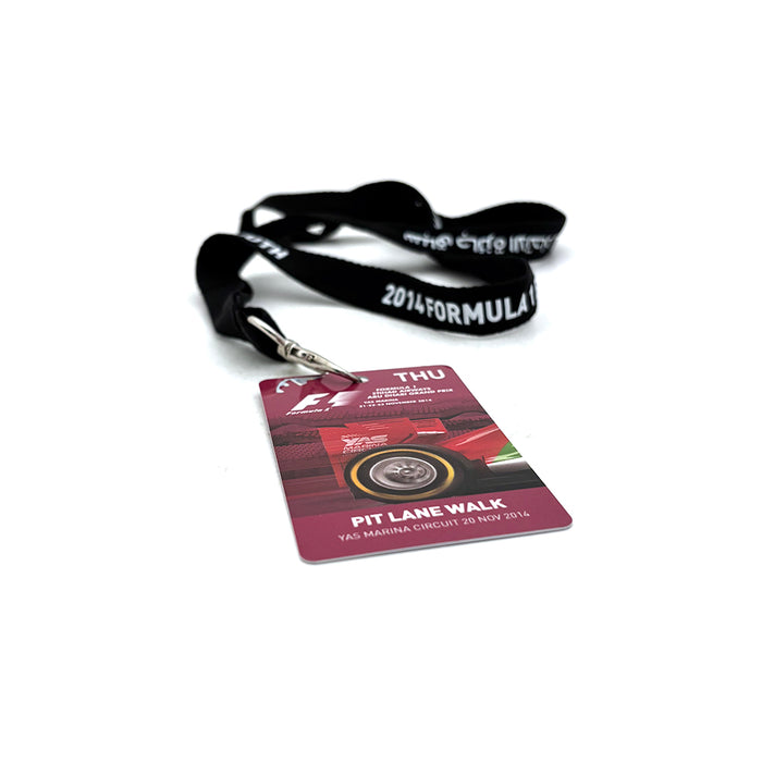 2014 Abu Dhabi F1 Pitlane Walk Pass