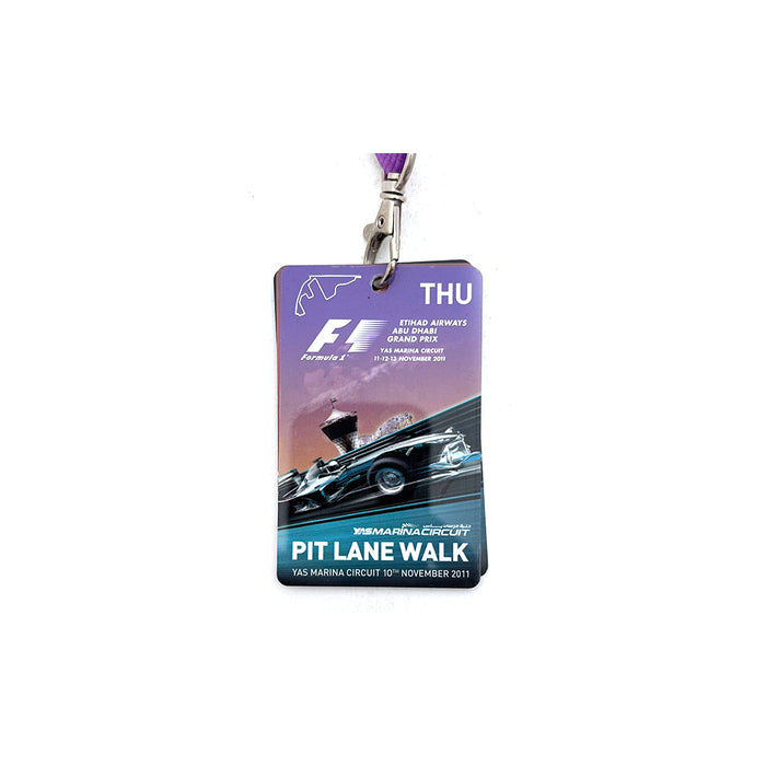 2011 Abu Dhabi F1 Passes