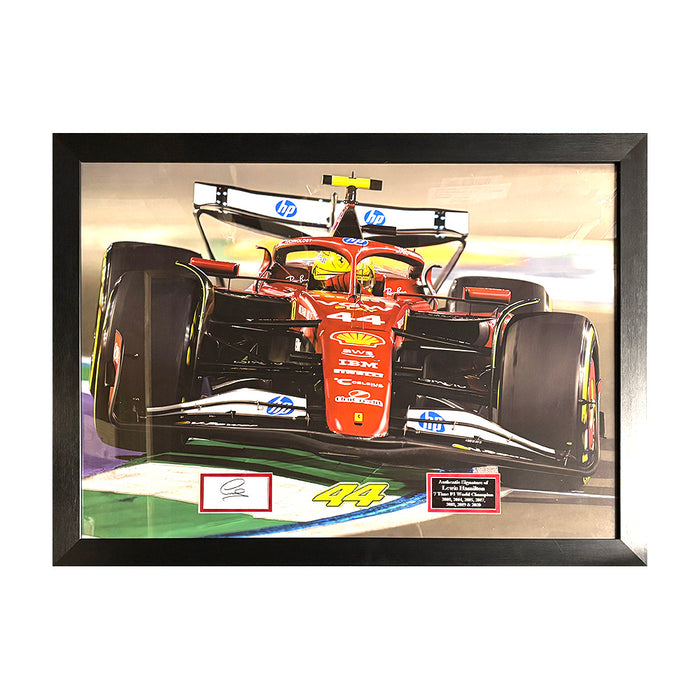 Lewis Hamilton - Ferrari Special - Framed