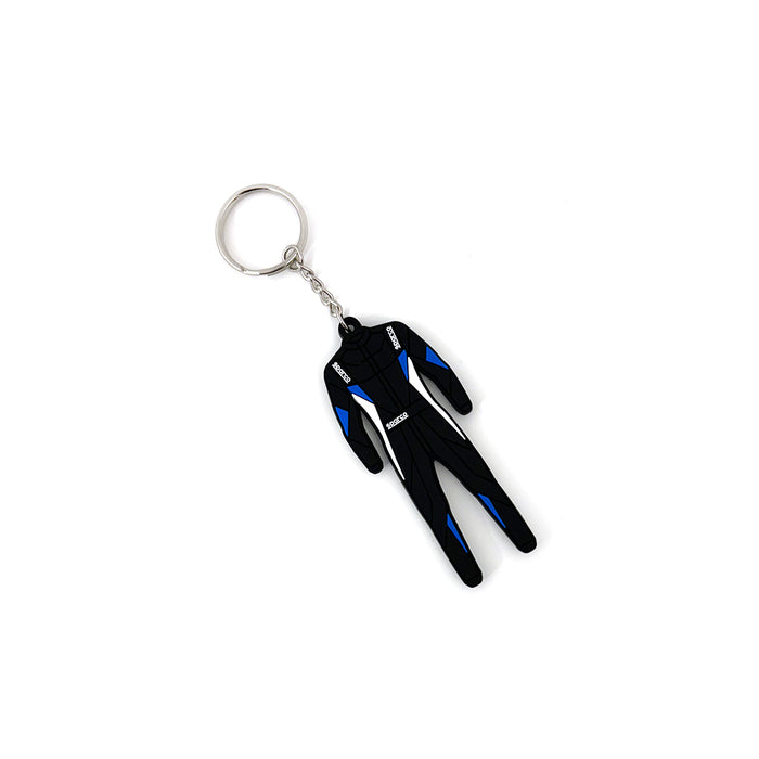 Sparco Race Suit Rubber Keyring