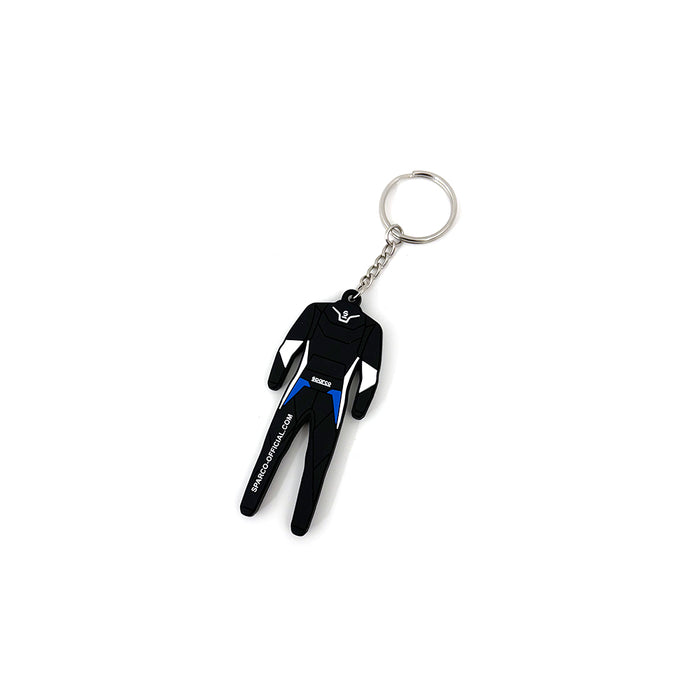 Sparco Race Suit Rubber Keyring