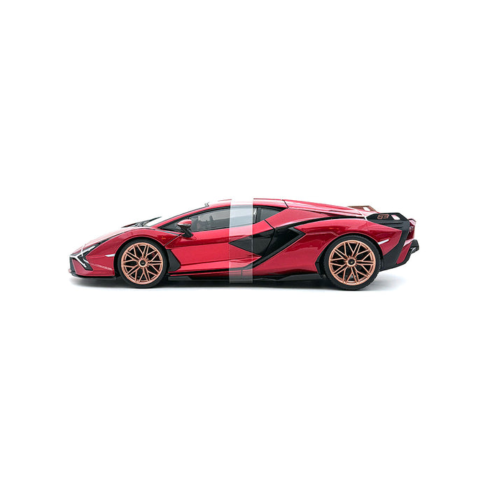Burago 1/18 Lamborghini Sian Red 1811046
