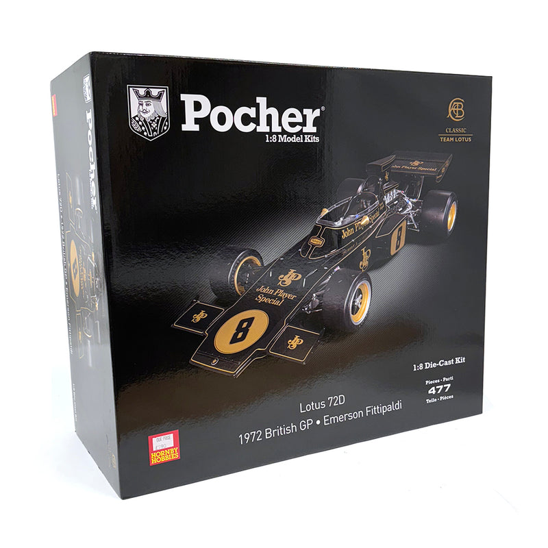 Pocher 1/8 1972 JPS Lotus 72 Fittipaldi British GP Kit