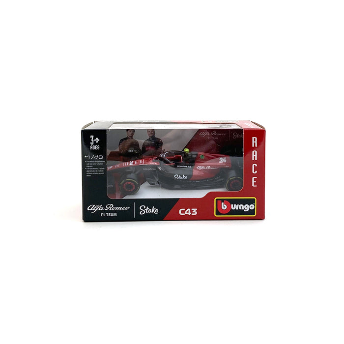 Burago 1/43 2023 Alfa Romeo C43 Zhou 1838085