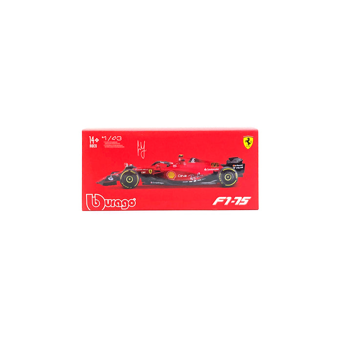 Burago Collectable 1/43 2022 Ferrari SF-75 Sainz 1836831 REDUCED