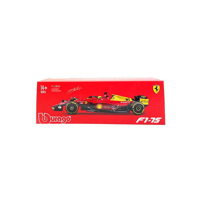 Burago 1/24 2022 Ferrari F1-75 Leclerc 1826806