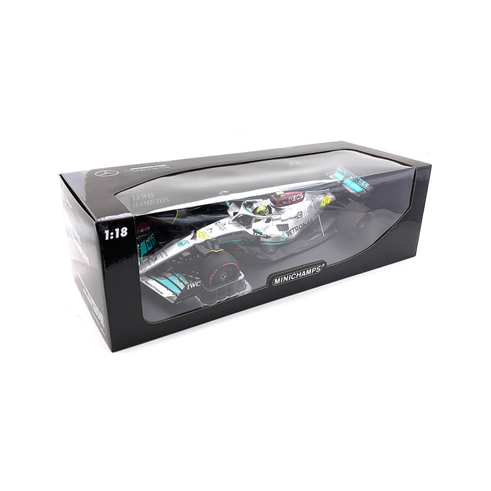 Minichamps 1/18 2022 Mercedes F1 W13 Hamilton Spain