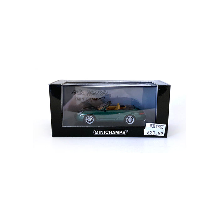 Minichamps 1/43 2001 Porsche 911 Cabriolet Green 400061032