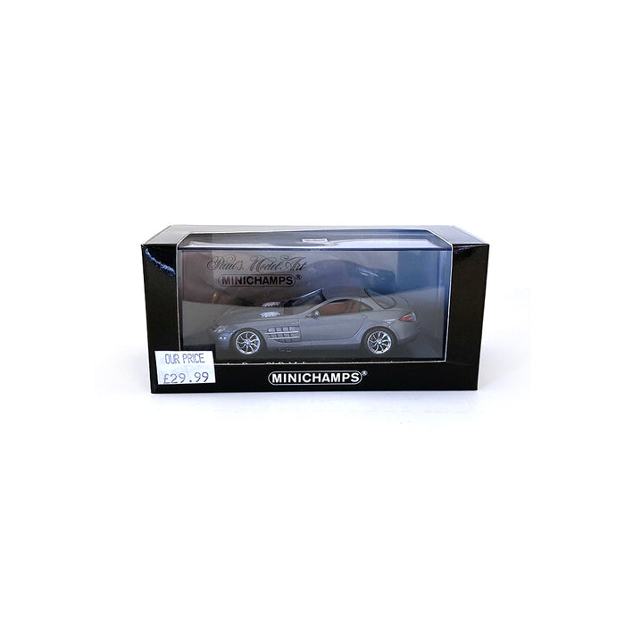 Minichamps 1/43 2003 Mercedes Benz SLR McLaren Dark Silver 400033022