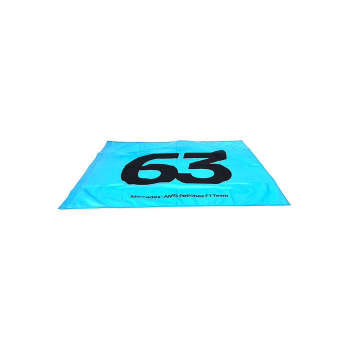 Mercedes F1  Russell #63 Flag