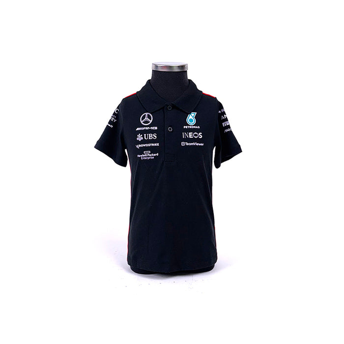 Mercedes AMG Petronas Kids Team Polo Black