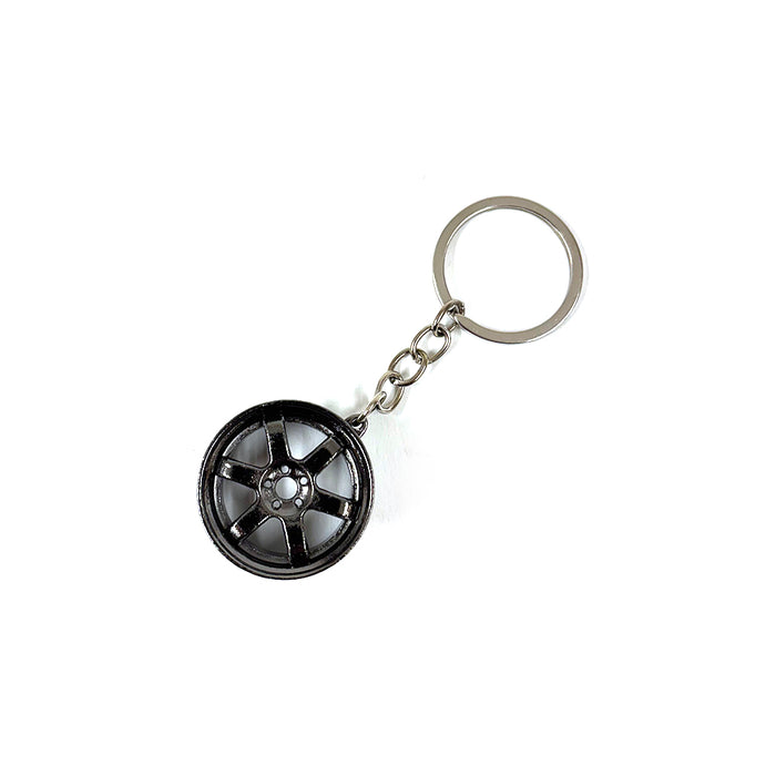 Six Spoke Alloy Wheel Keyring