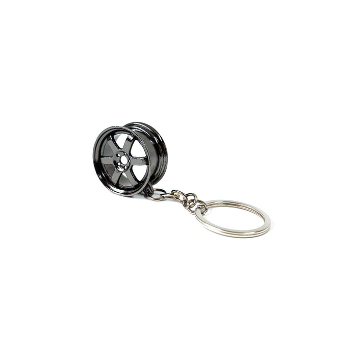 Six Spoke Alloy Wheel Keyring