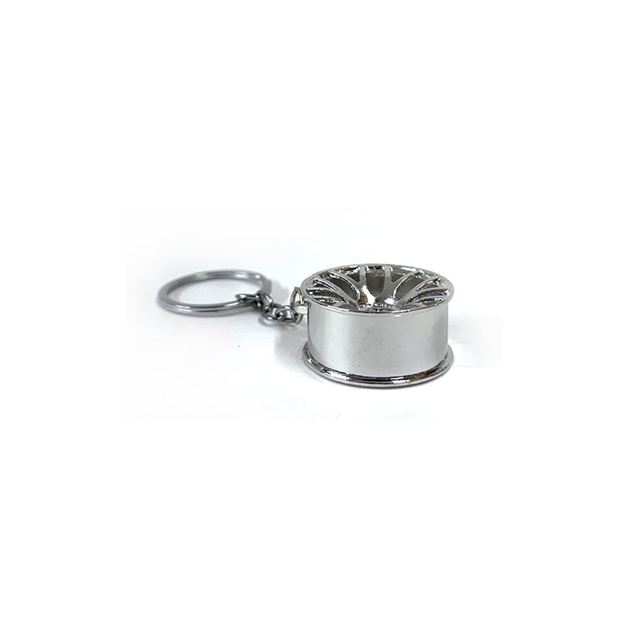 Chrome Alloy Wheel Keyring