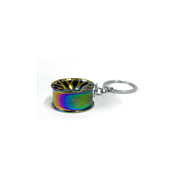Iridium Alloy Wheel Keyring