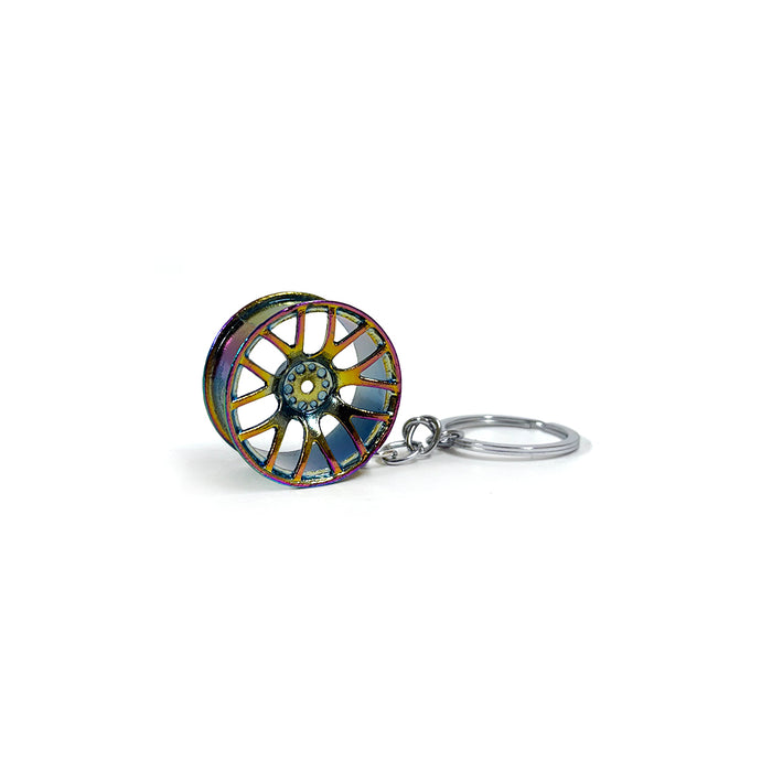 Iridium Alloy Wheel Keyring