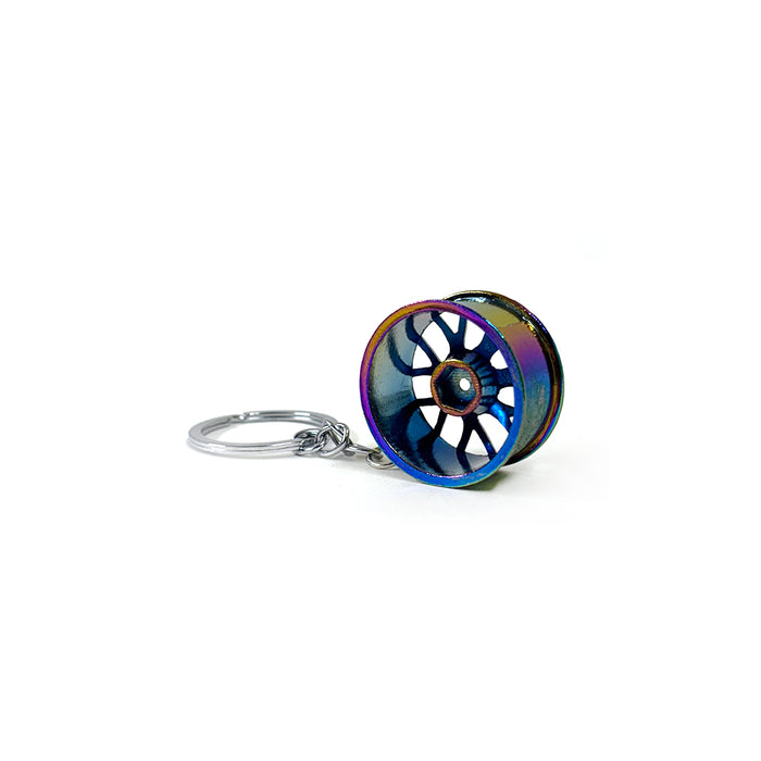Iridium Alloy Wheel Keyring