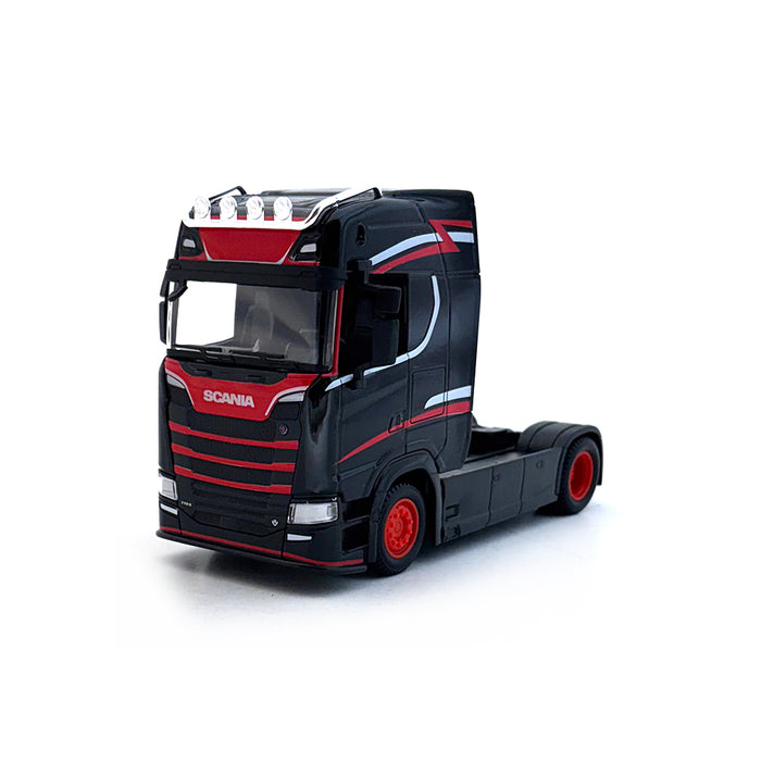 Burago 1/43 Scania S730 Cab Truck Black