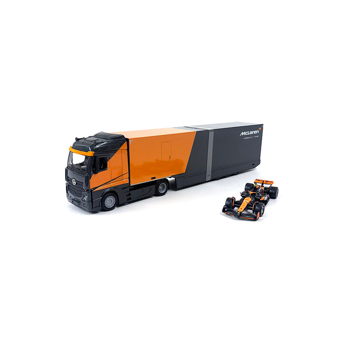 Burago 1/43 2024 McLaren Race Mercedes Transporter