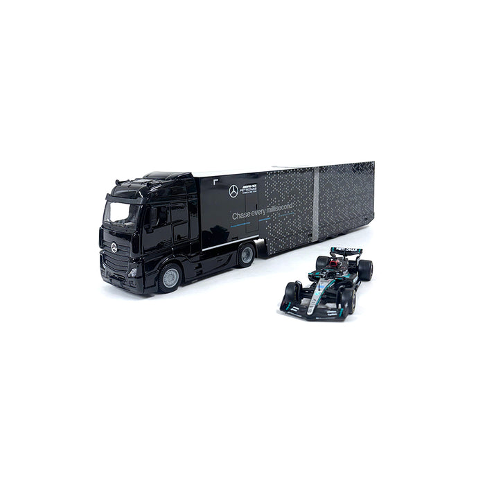 Burago 1/43 2024 Mercedes F1 Race Transporter