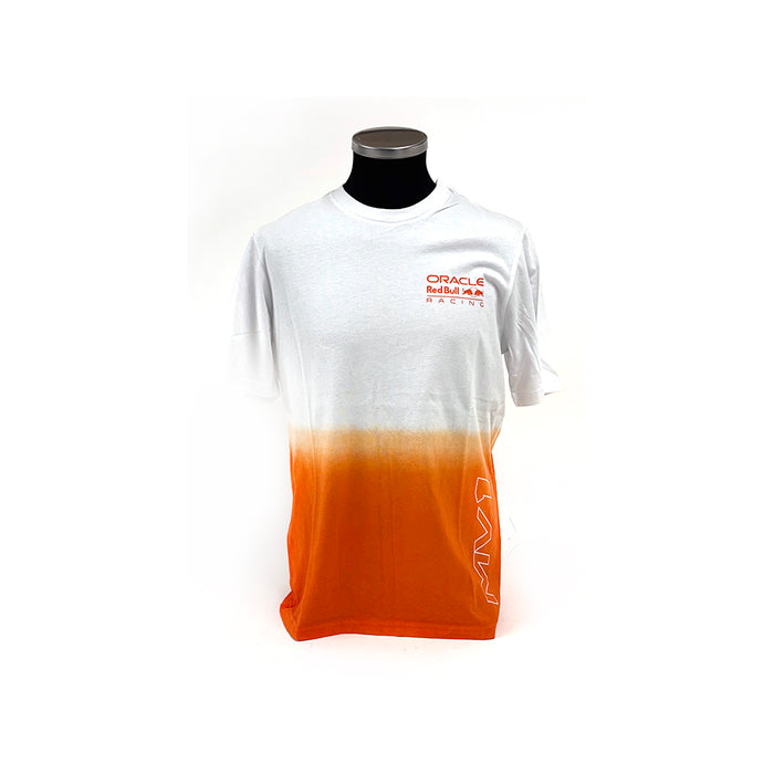 Red Bull Racing Verstappen Driver Tee White Orange