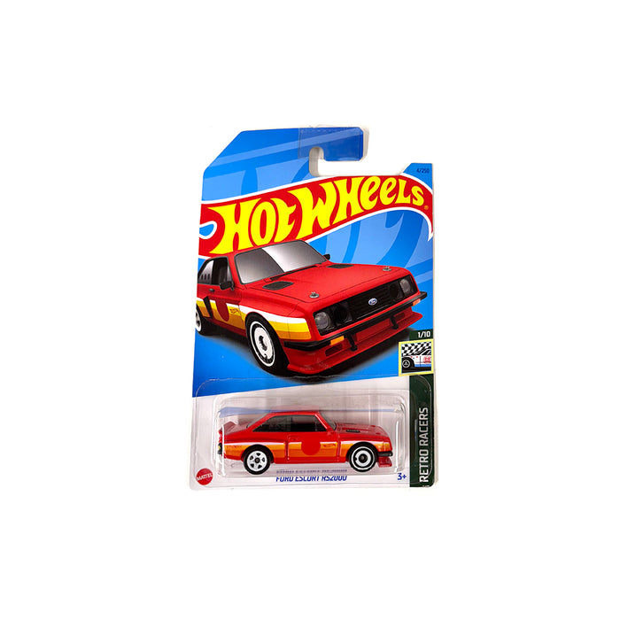 Hotwheels 1/64 Ford Escort RS2000 Red