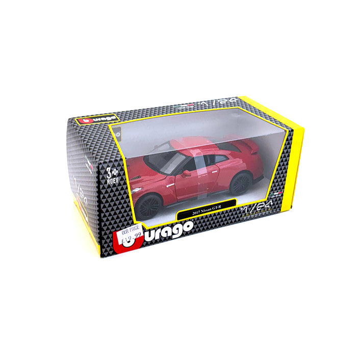 Burago 1/24 2017 Nissan GTR Red