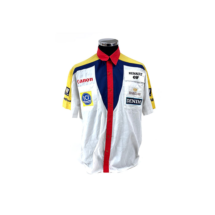 1988 Canon Williams Renault Original Team Crew Shirt