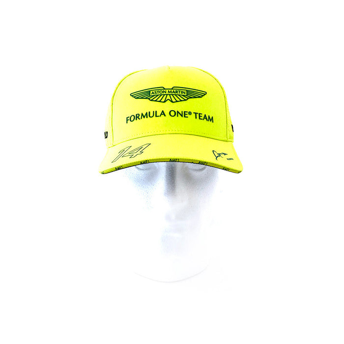 Aston Martin F1 2024 Alonso Team Cap Lime