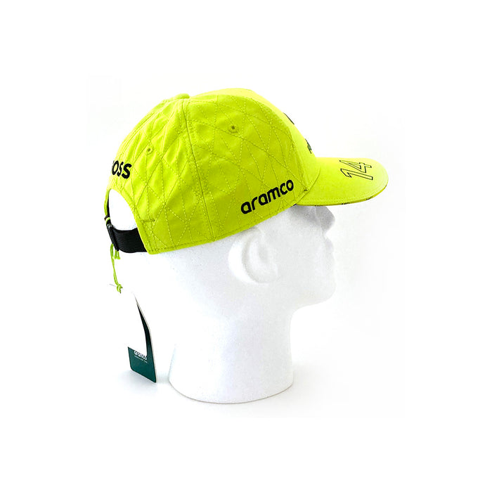 Aston Martin F1 2024 Alonso Team Cap Lime