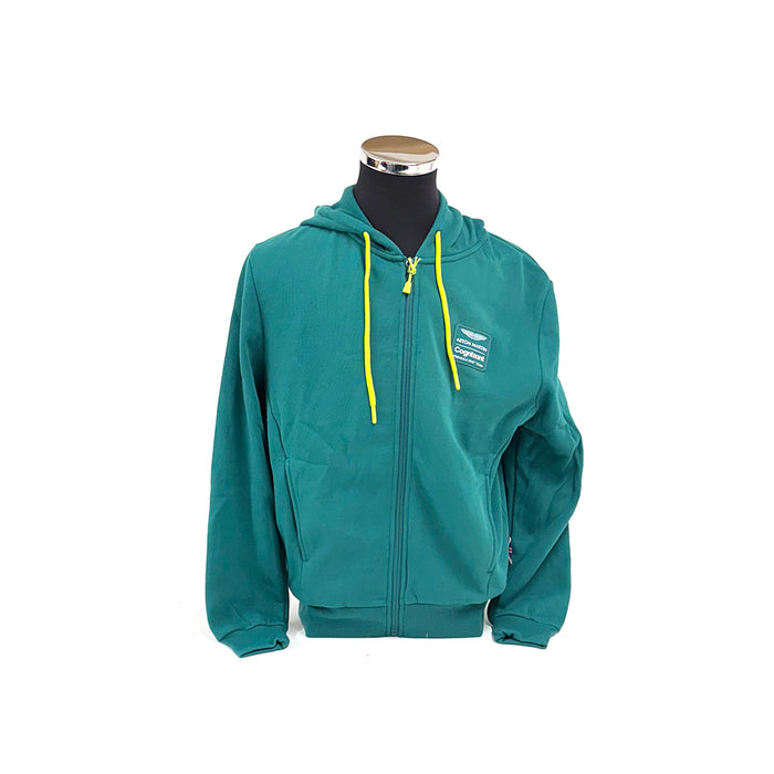 Aston Martin F1 Zipped Lifestyle Hoodie Green