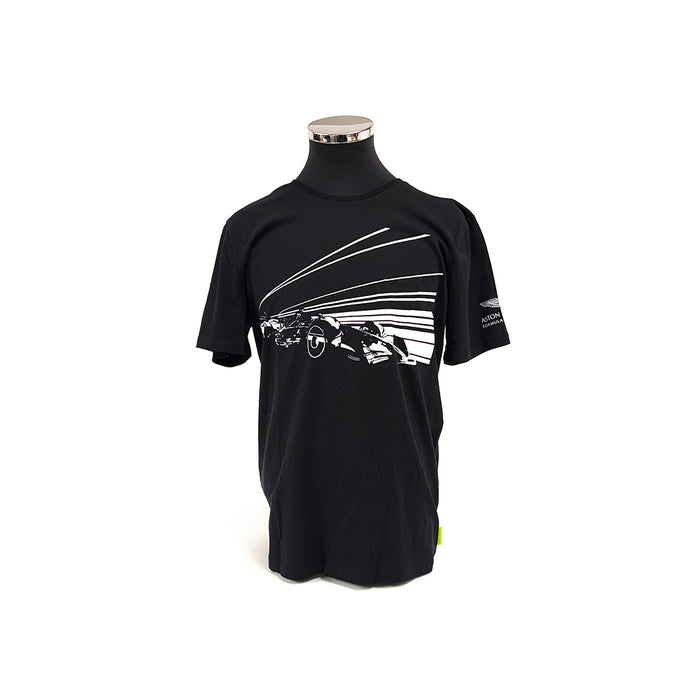 Aston Martin F1 Car Graphic Tee Black