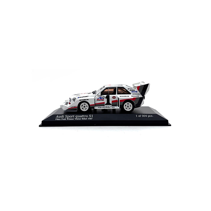 Minichamps 1/43 1987 Audi Quattro Rohrl Pikes Peak 410871201