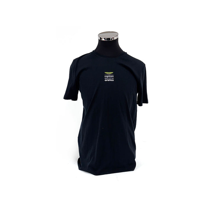 Aston Martin F1 Lifestyle Logo Tee Black