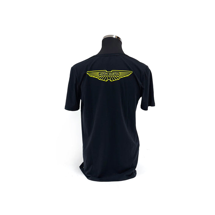 Aston Martin F1 Lifestyle Logo Tee Black