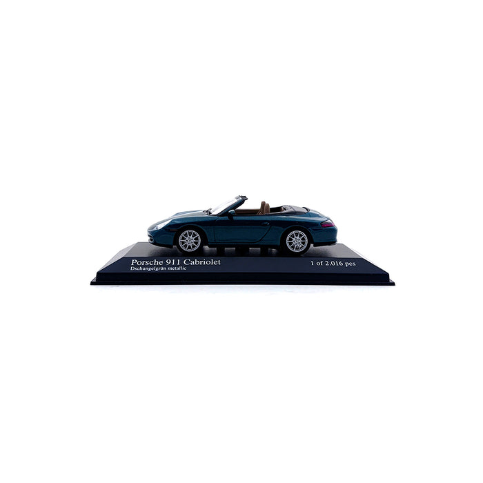 Minichamps 1/43 2001 Porsche 911 Cabriolet Green 400061032