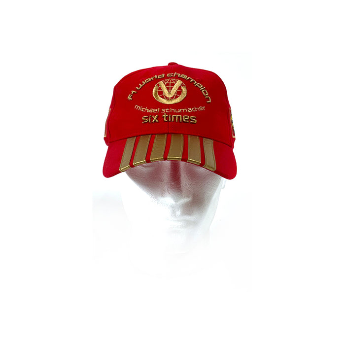 2003 Ferrari DVAG Schumacher Cap 6 x Champion