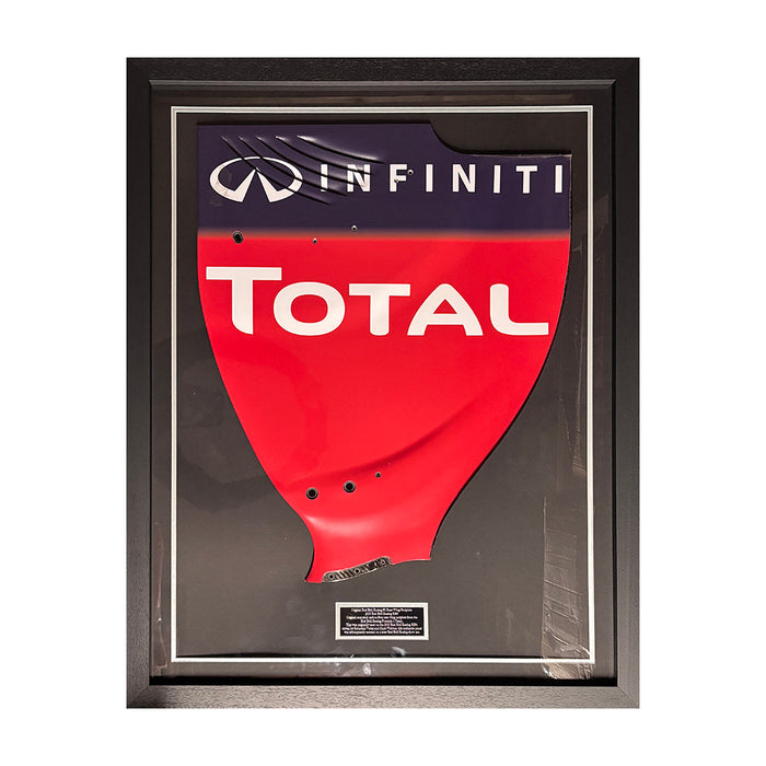 2010 Red Bull Racing RB6 Rear Wing Endplate Framed