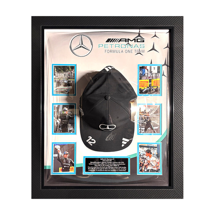 Kimi Antonelli Signed Cap Framed