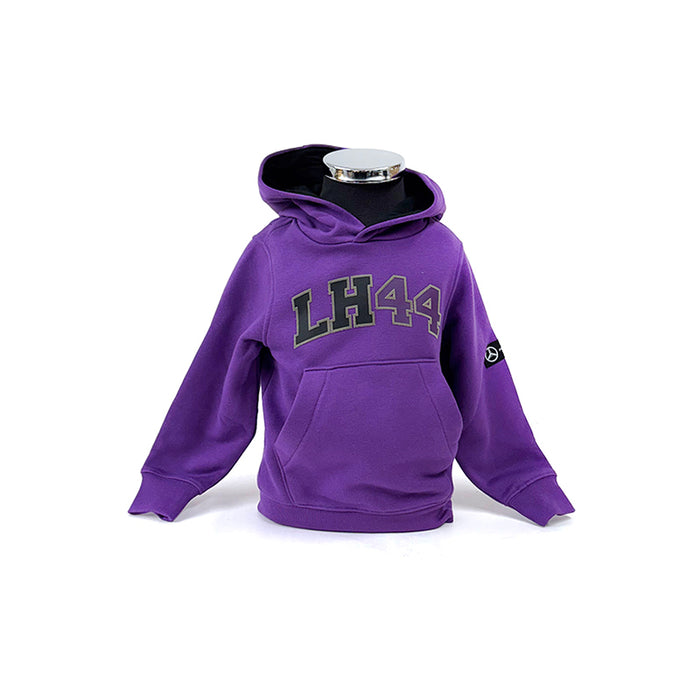 Mercedes AMG Petronas Hamilton Kids Hoodie Purple